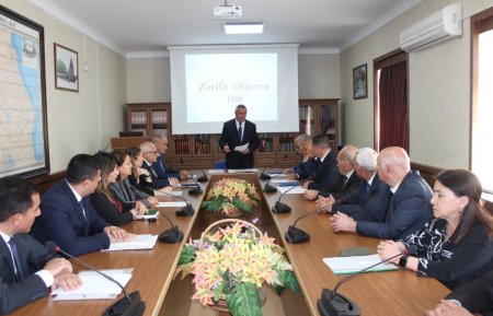 AMEA-nın Naxçıvan Bölməsinin Rəyasət Heyətinin iclası olub - FOTO