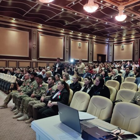 Ulu öndər Heydər Əliyevin 100-cü ildönümü münasibətilə “Əbədiyyətə doğan günəş” adlı tədbir keçirilib-FOTO-VİDEO