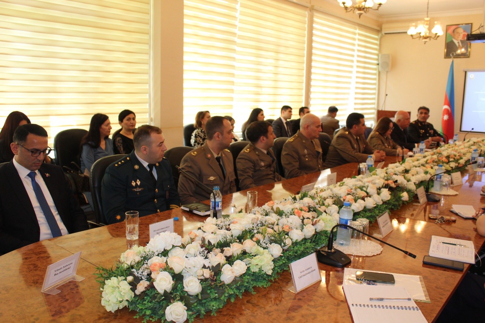 BSU-da Fövqəladə Hallar Nazirliyinin maarifləndirmə tədbiri keçirilib - FOTO