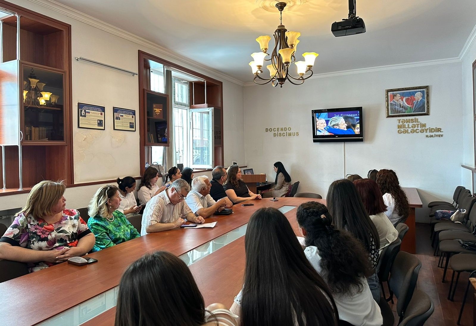 BSU-da "Heydər Əliyev: Böyük həyatın anları" mövzusunda tədbir keçirilib - FOTO