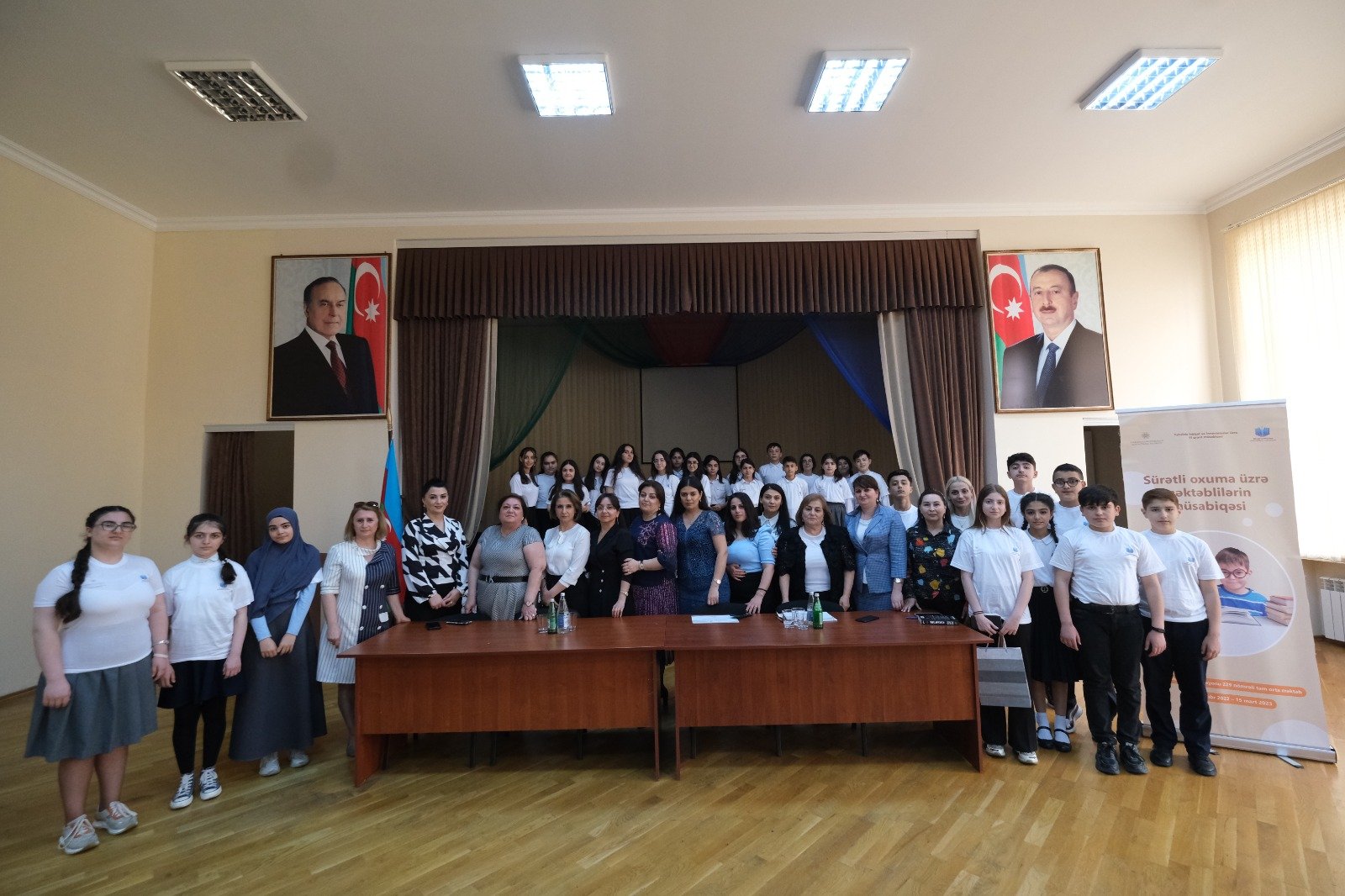 "Sürətli oxuma üzrə məktəblilərin müsabiqəsi" layihəsi başa çatıb