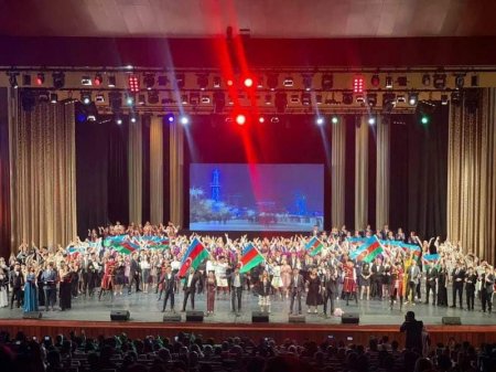 MDU Ümummilli liderin 100 illik yubileyinə həsr olunmuş müsabiqə-festivalın yekun konsertində təmsil olunub - FOTO