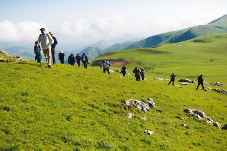 Kəpəz zirvəsinə “100” yürüşü həyata keçirilib - FOTOLAR