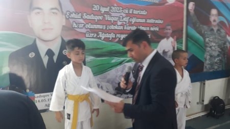 Ağstafada karate yarışı keçirilib - FOTO + VİDEO