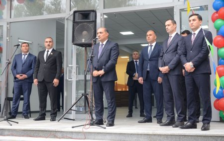Şəkidə 7 nömrəli məktəbin yeni binasının açılışı olub - FOTO