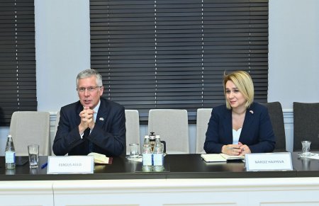 Elm və təhsil naziri Birləşmiş Krallığın ölkəmizdəki səfiri ilə görüşüb - FOTO