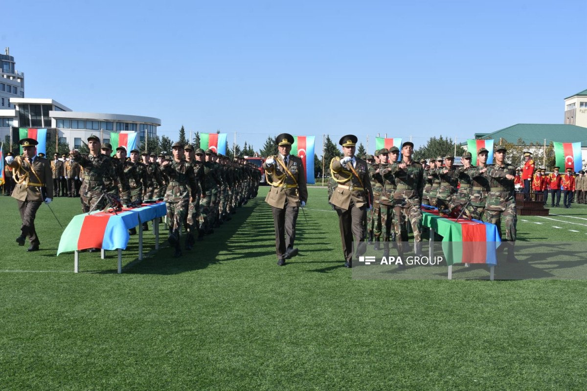 FHN Akademiyasında kursantların andiçmə və məzunların buraxılış mərasimi keçirilib 