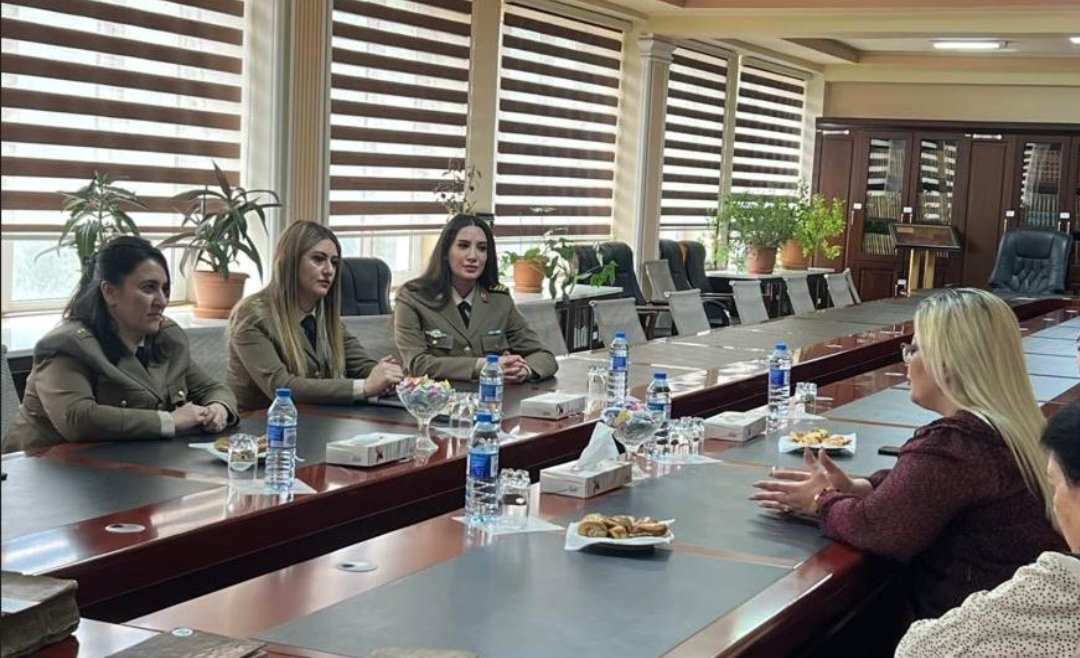 FHN Akademiyasının kitabxanasının əməkdaşları BDU-da olublar - FOTO