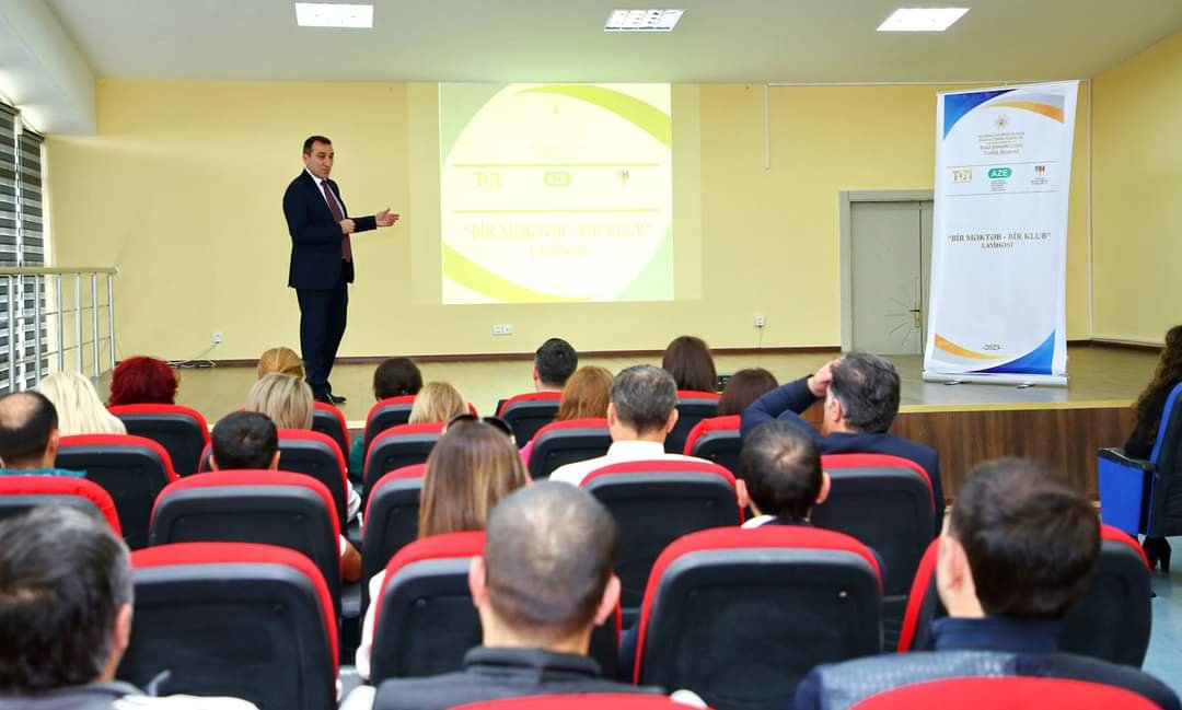 "Bir məktəb-bir klub” layihəsinə start verilir - FOTO