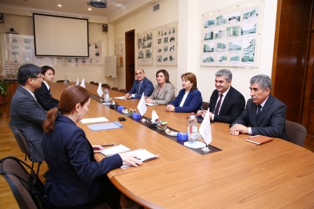 BŞTİ-də Yaponiyanın Azərbaycandakı səfirliyinin nümayəndələri ilə görüş keçirilib - FOTO