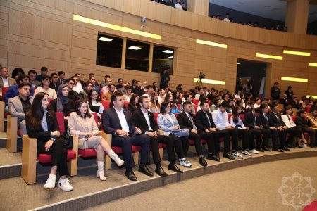 ADA Universitetində Şimali Kipr Türk Respublikasının Prezidenti ilə görüş keçirilib - FOTO