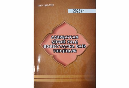 “Azərbaycan şifahi xalq ədəbiyyatına dair tədqiqlər” toplusunun 59-cu nömrəsi çapdan çıxıb