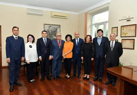 Adil Kərimli və Emin Əmrullayev Bakı Musiqi Akademiyasında - FOTO