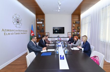 Elm və təhsil nazirinin müavini Britaniya Şurasının Avropa regionu üzrə rəhbəri ilə görüşüb - FOTO