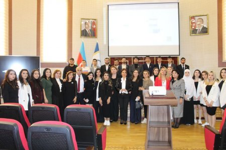 BDU-da Türkiyə Cümhuriyyətinin 100-cü ildönümünə həsr olunmuş tədbir baş tutub - FOTO