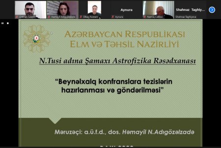 Şamaxı Astrofizika Rəsədxanasında növbəti astroseminar keçirilib