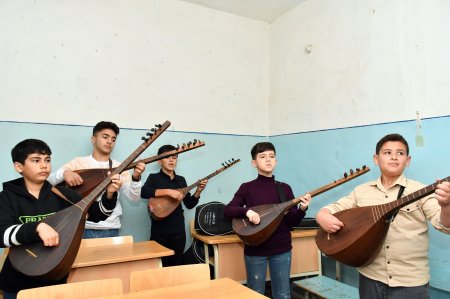 Naftalanda mədəniyyət müəssisələrinə baxış keçirilib - FOTOLAR