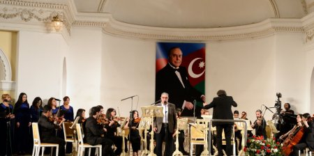 Filarmoniyada Ümummilli Liderin 100 illiyinə həsr olunmuş konsert təşkil edilib - FOTO