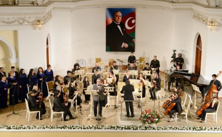 Filarmoniyada Ümummilli Liderin 100 illiyinə həsr olunmuş konsert təşkil edilib - FOTO