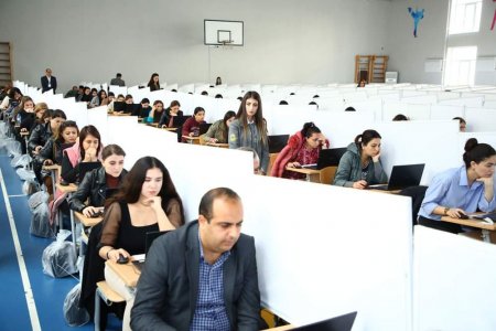 Direktor müavinlərinin işə qəbulu üzrə test imtahanı mərhələsinə start verilib - FOTO