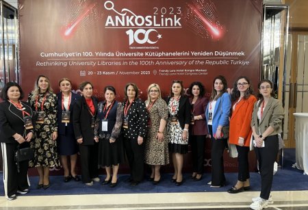 UNEC Kitabxana İnformasiya Mərkəzi “ANKOSLink 2023” beynəlxalq konfransında təqdim olunub
