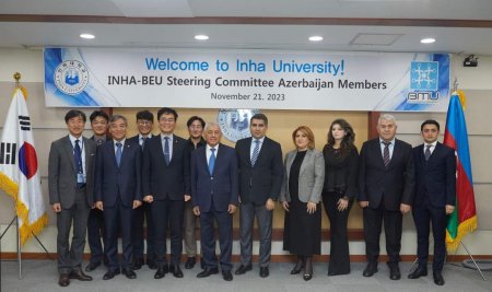 Koreyada BMU və İNHA Universitetinin rektorları arasında görüş keçirilib - FOTO