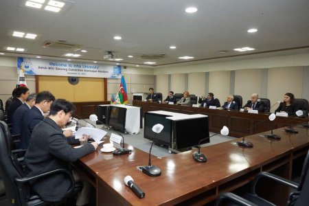 Koreyada BMU və İNHA Universitetinin rektorları arasında görüş keçirilib - FOTO