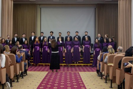 Bakı Slavyan Universitetində ADMİU-nun 100 yaşı qeyd edilib - FOTO