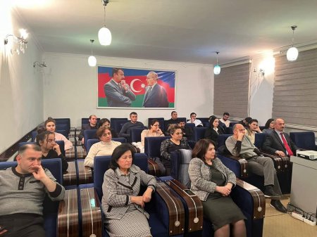 MDU-da ustad dərs: "Strateji insan resursları idarəetməsi" - FOTO