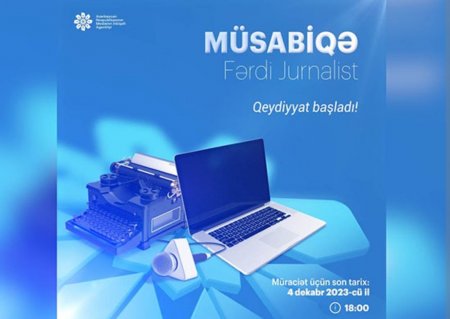 MEDİA jurnalistlər üçün müsabiqə elan edib
