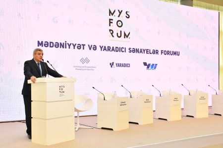 “Yaradıcı həftə” çərçivəsində Mədəniyyət və Yaradıcı Sənayelər Forumunun açılışı olub