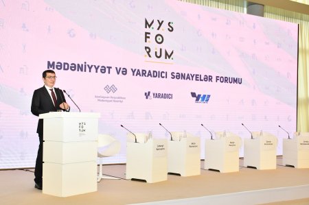 “Yaradıcı həftə” çərçivəsində Mədəniyyət və Yaradıcı Sənayelər Forumunun açılışı olub