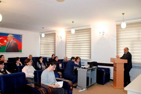 MDU-da elmi-praktik seminar: "Elmi əsərdə sisatgətirmə qaydaları" - FOTO