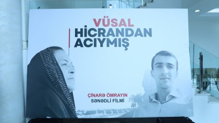 “Vüsal hicrandan acıymış” sənədli filminin təqdimatı olub