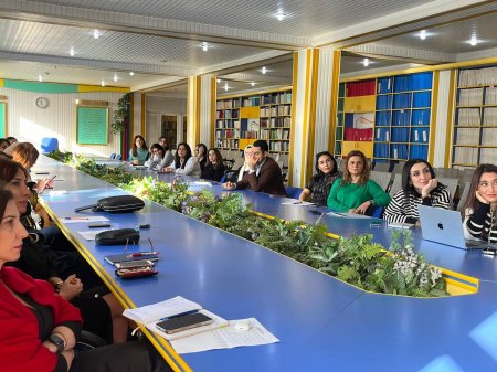 BDU-nun Şərqşünaslıq fakültəsinin əməkdaşları üçün təlim keçirilib - FOTO BDU-nun Şərqşünaslıq fakültəsinin əməkdaşları üçün təlim keçirilib - FOTO