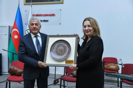 BMU-da Mədəniyyət və İncəsənət Universitetinin 100 illiyi təntənəli şəkildə qeyd olunib - FOTO