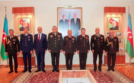 Türkiyəli general Hərbi İnstitutda olub