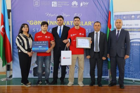 “Gənc İnnovatorlar” startap müsabiqəsinin qalibləri mükafatlandırılıb