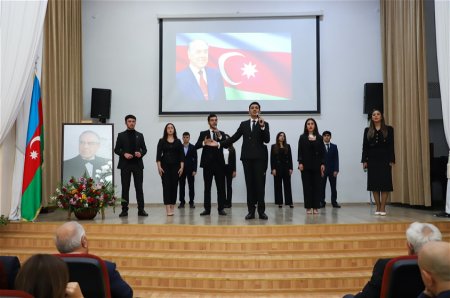 ADU-da Ulu öndər Heydər Əliyevin anım günü münasibətilə tədbir keçirilib - FOTO