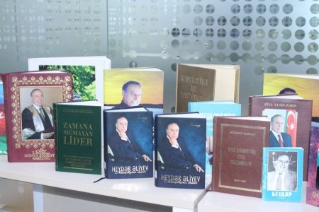 “Heydər Əliyev nəşrlərdə” adlı kitab sərgisi təşkil olunub - FOTO