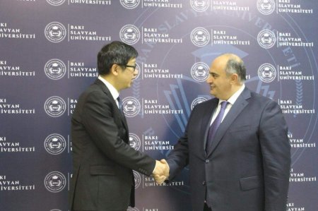 BSU və Çinin Hebei İqtisadiyyat və Biznes Universiteti arasında əməkdaşlıq müzakirə olunub - FOTO