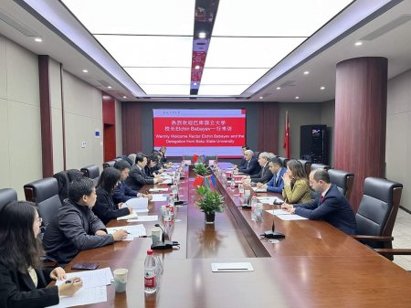 BDU və Çinin Hefei Texnologiya Universiteti arasında anlaşma memorandumu imzalanıb - FOTO