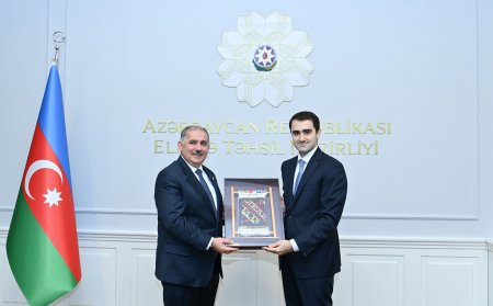 Elm və təhsil nazirinin müavini İstanbul Texniki Universitetinin rektoru ilə görüşüb