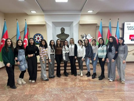 ADPU SABAH tələbələri Dillər Universitetində ekskursiyada - FOTO