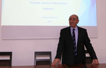 Seysmoloji Xidmət Mərkəzində seysmik stansiya rəhbərlərinin iştirakı ilə iclas keçirilib