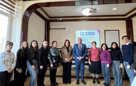 BDU-da şair-publisist Anar Məmmədovla görüş keçirilib - FOTO