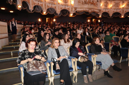 AMEA əməkdaşları “Bərabər İnkişaf Naminə” Azərbaycan Qadınlarının Forumunda iştirak ediblər - FOTO