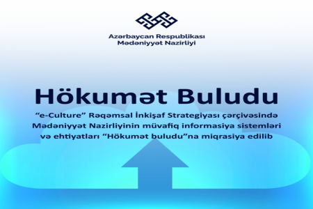 Mədəniyyət Nazirliyinin müvafiq informasiya sistemləri və ehtiyatları “Hökumət buludu”na miqrasiya edilib