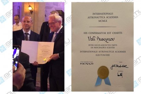 BMU-nun professoru Beynəlxalq Astronavtika Akademiyasının müxbir üzvü seçilib - FOTO