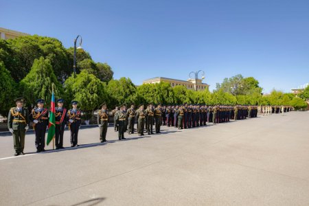 Hərbi Lisey kursantlarının buraxılış mərasimi keçirilib